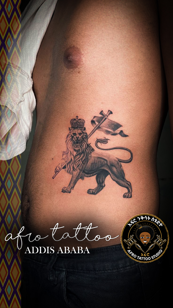 Realism tattoo by Afro Tattoo in Addis Ababa
